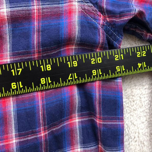 Super Dry Mens The Paperweight Shirt Size XXL Plaid Long Sleeve Button Up Casual - Picture 6 of 14